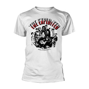 The Exploited Barmy Army White Shirt