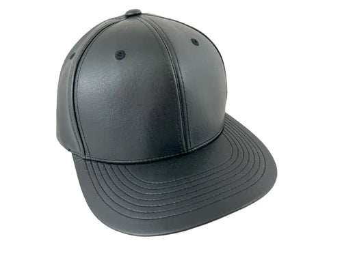 Vegan leather online baseball hat