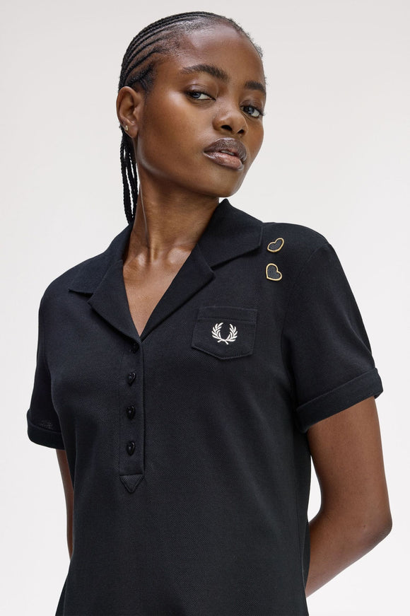 Fred Perry Amy Winehouse Pocket Detail Pique Dress