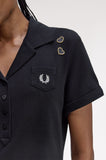 Fred Perry Amy Winehouse Pocket Detail Pique Dress
