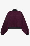 Fred Perry Amy Winehouse Plum Velour Track Jacket