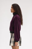 Fred Perry Amy Winehouse Plum Velour Track Jacket