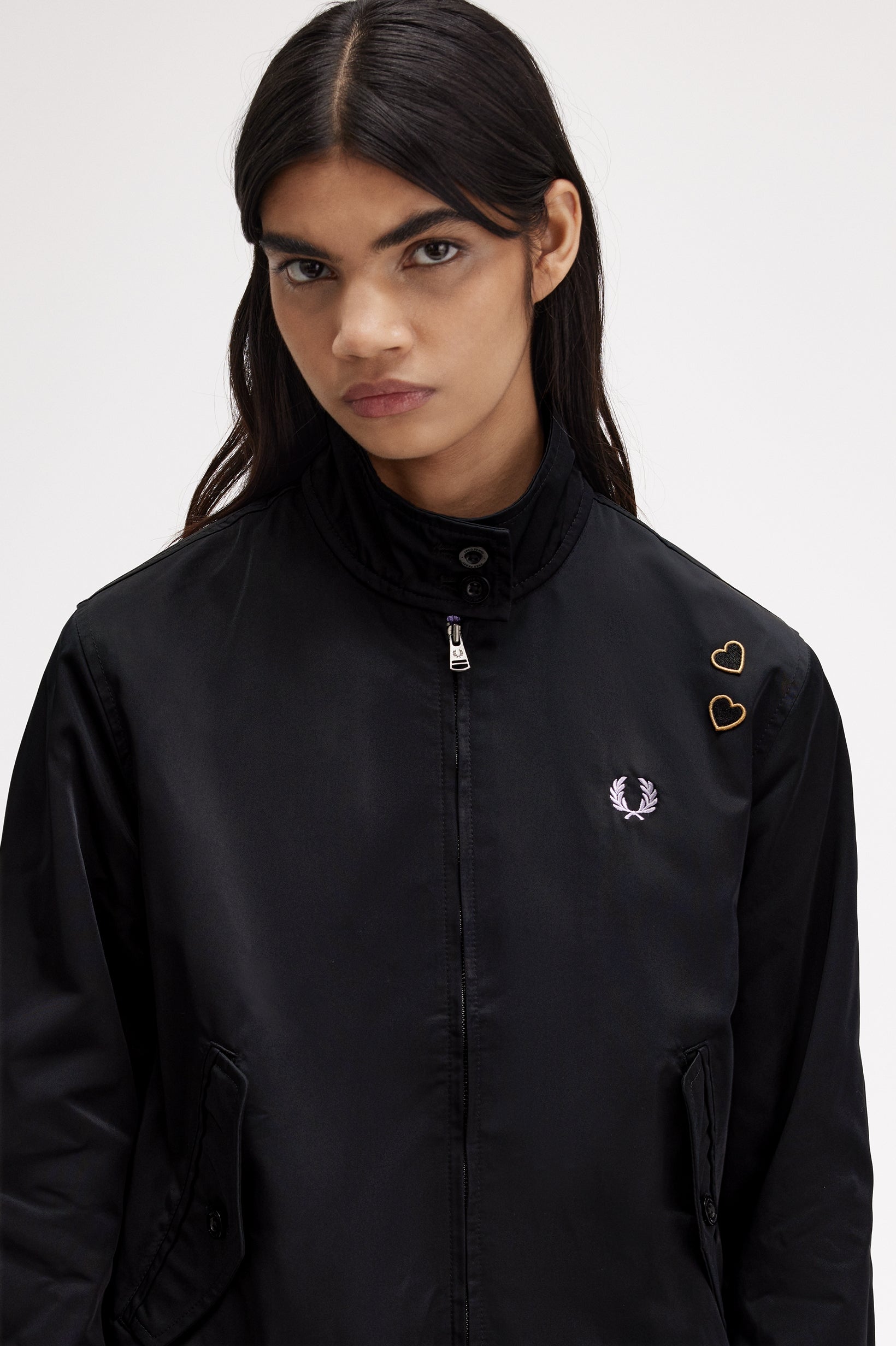 Fred Perry Amy Winehouse Satin Zip Jacket – DeadRockers