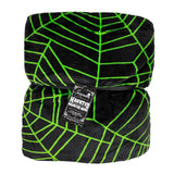 Green Full Size Spider Web Blanket