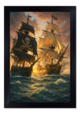 Sea Battle Art Print