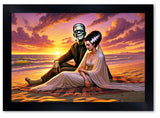 The Honeymoon Monsters Art Print