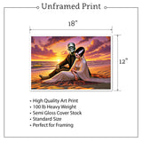 The Honeymoon Monsters Art Print