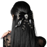 Skull & Stud Hair Bow