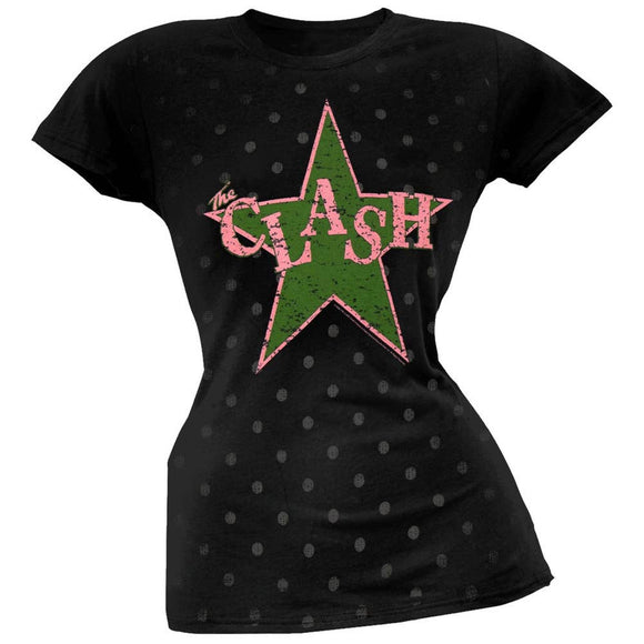 The Clash - Star & Dots Logo Womens Shirt