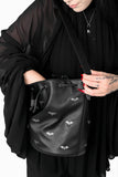Bat Studded Bucket Bag