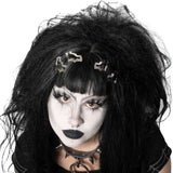 Bat Snap Hair Clips Silver