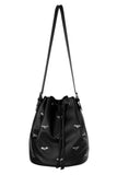 Bat Studded Bucket Bag