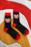 Heartbreaker Socks in Black