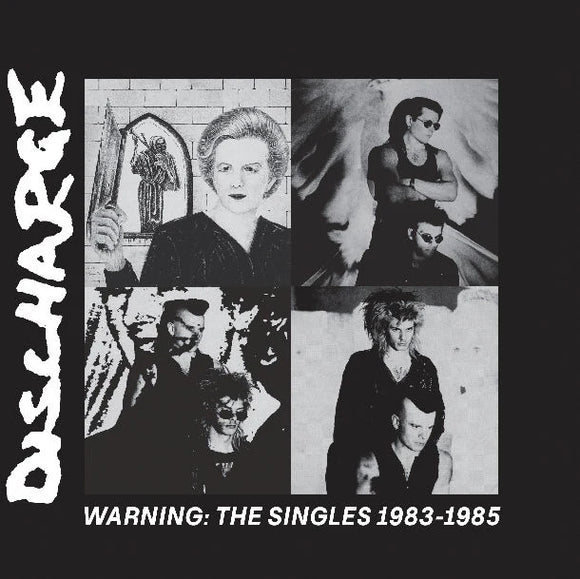 Discharge - Warning: The Singles 1983 to 1985 LP EXCLUSIVE CLEAR