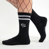 F*ck Off & Die Embroidered Athletic Socks