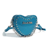 Tainted Love Tiny Tote Blue Sparkle