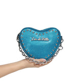 Tainted Love Tiny Tote Blue Sparkle