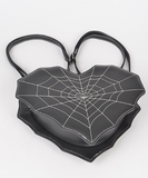 Convertible Spiderweb Heart Bag