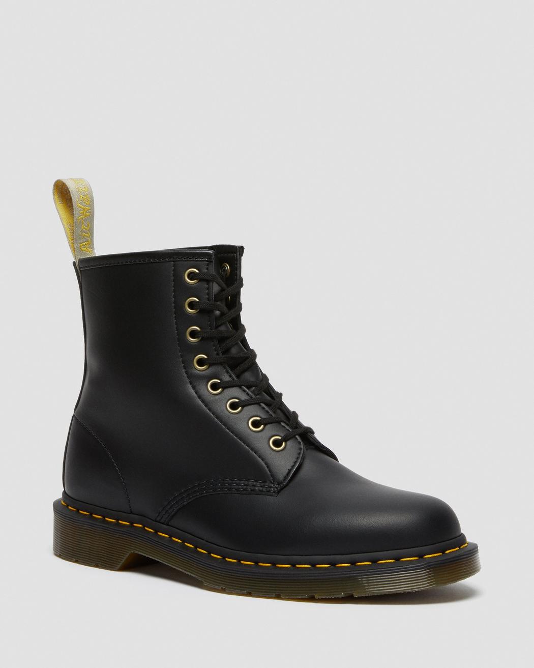 Dr Martens Boots Unisex M5 W6 Black Leather Felix Combat 8 Eye‎ Lightly Used. Dr Martens Boots Unisex M5 W6 Black‎ Leather Felix Combat 8  main image 4