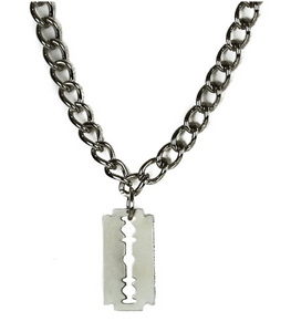 Razor Blade Chain Necklace