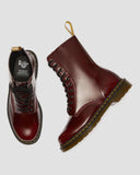 1490 Vegan Cherry Red Oxford Boots (Last Pair M5/W6)