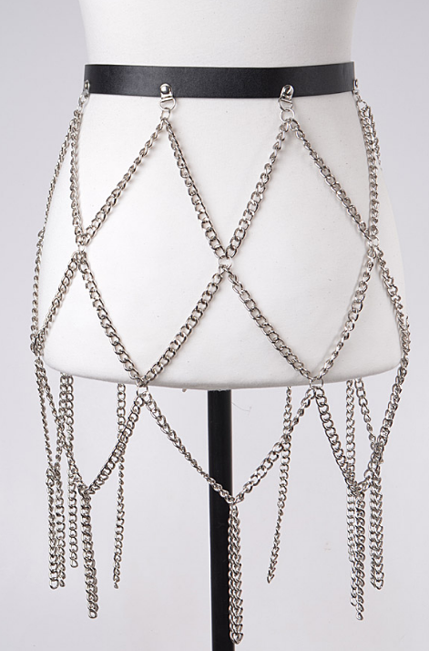 Chain Mail Skirt Belt DeadRockers