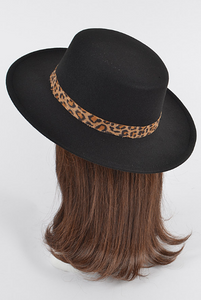 Rhapsody Leopard Brim Hat