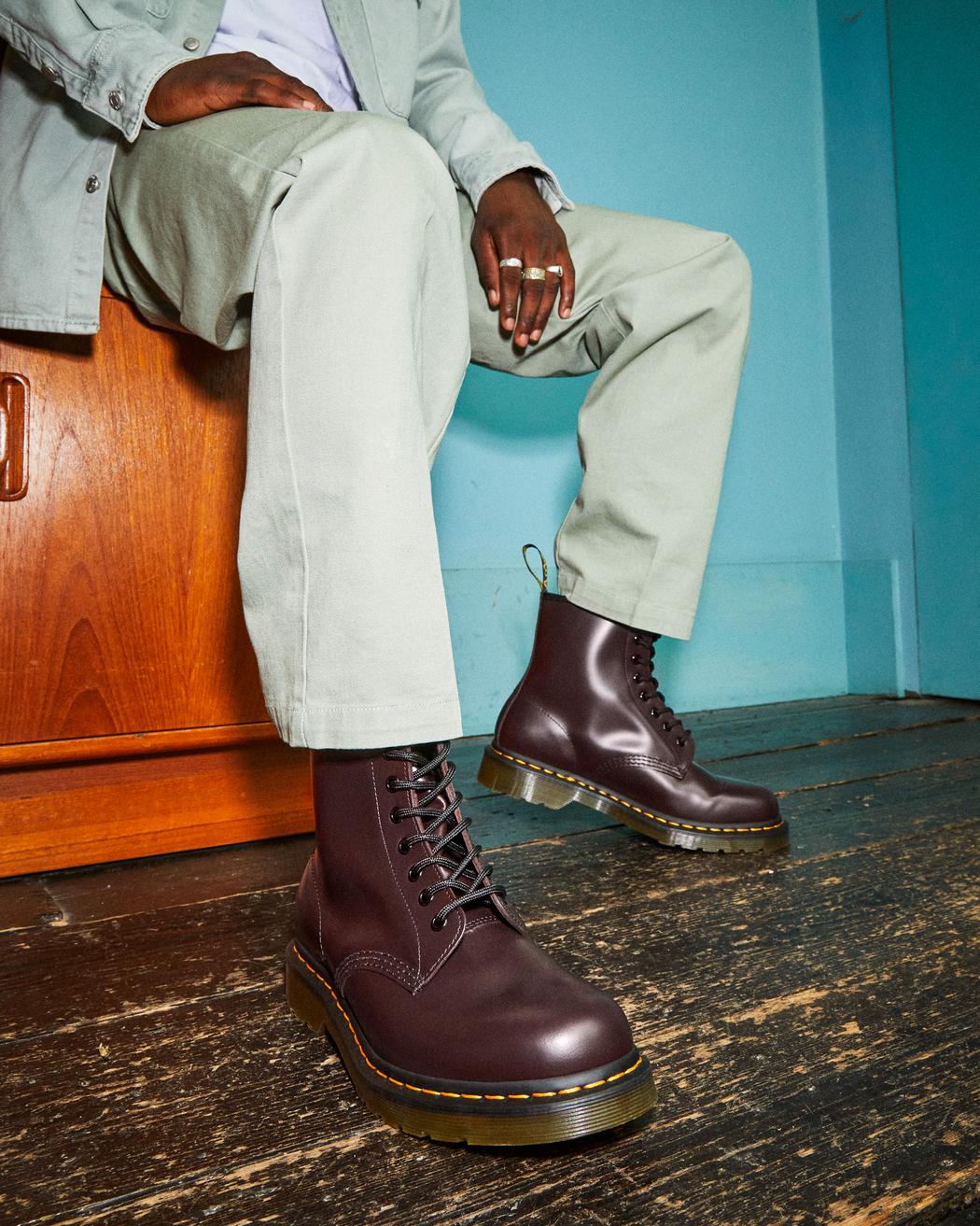 1460 Burgundy Smooth Dr. Marten 8 Eye Boots – DeadRockers 1460 Burgundy Smooth Dr. Marten 8 Eye Boots – DeadRockers