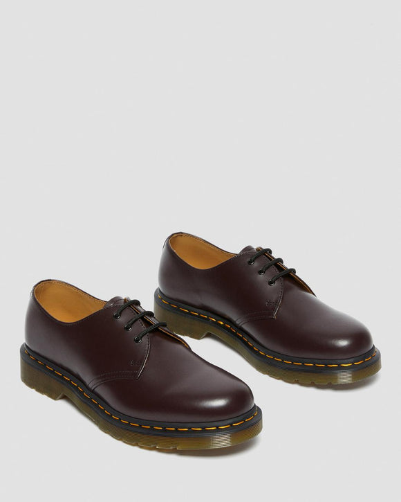 1461 Burgundy Smooth Oxford Shoes By Dr. Martens