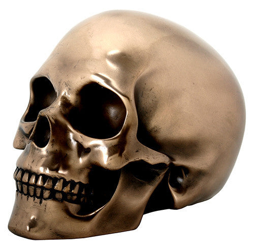 Bronzed Skull Head - DeadRockers