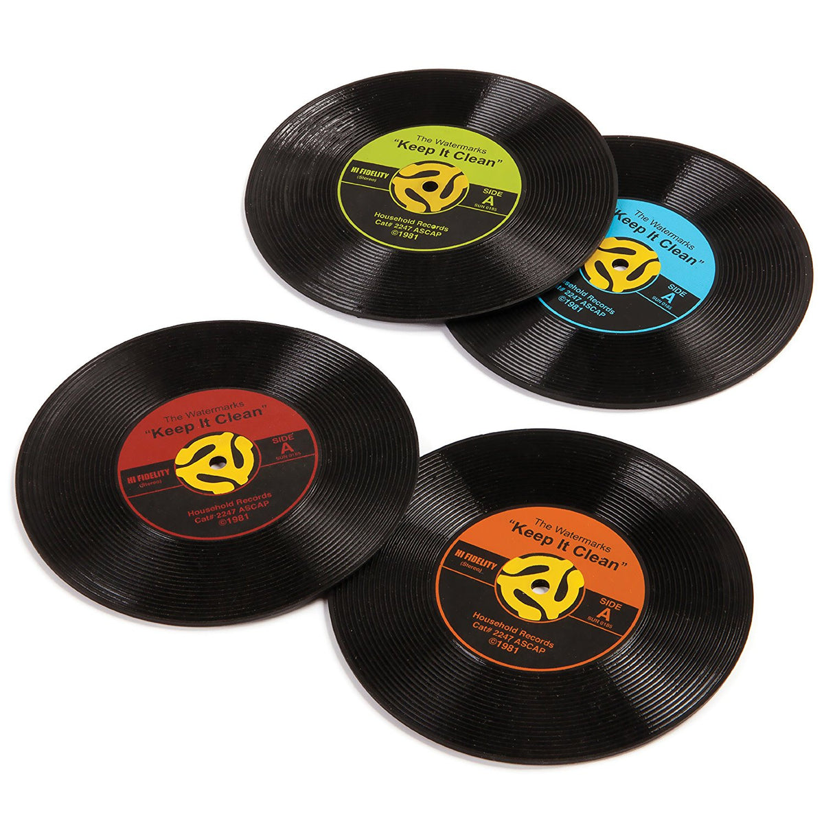 45 Record Coaster Set – DeadRockers