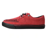 Lucious Red Suede Creeper Sneaker