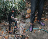 Black & Purple Leopard D-Ring VLK Sneaker
