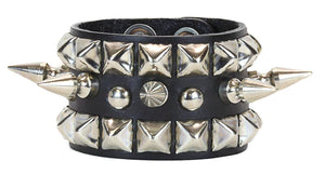 Pure Chaos Spiked & Studded Wristband