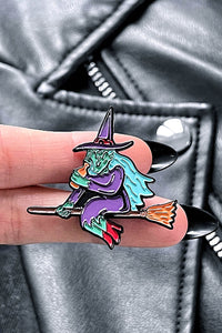 Blockula Witch Enamel Pin