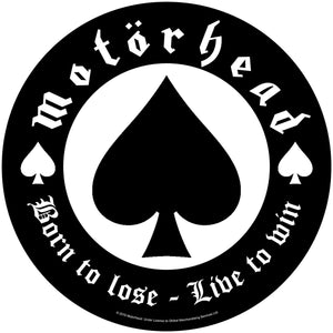 Motorhead Born to Lose Woven Back Patch