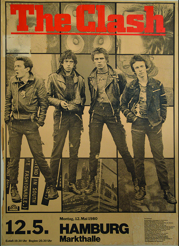 The Clash Show Flier Fine Art Print - DeadRockers