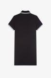 Fred Perry Twin Tipped Polo Dress Black / White