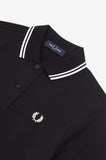 Fred Perry Twin Tipped Polo Dress Black / White