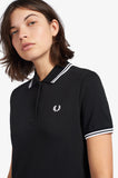 Fred Perry Twin Tipped Polo Dress Black / White