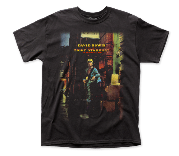 David Bowie Ziggy Plays Guitar Band Shirt