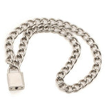 Silver Lock & Key Necklace