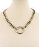 O Ring Chain Necklace