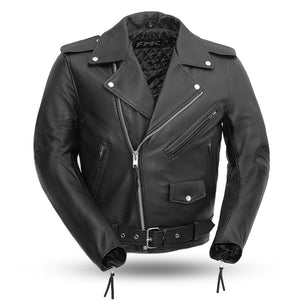 Classic Leather Motorcyle Jacket