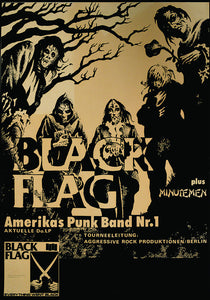 Black Flag Show Flier Print