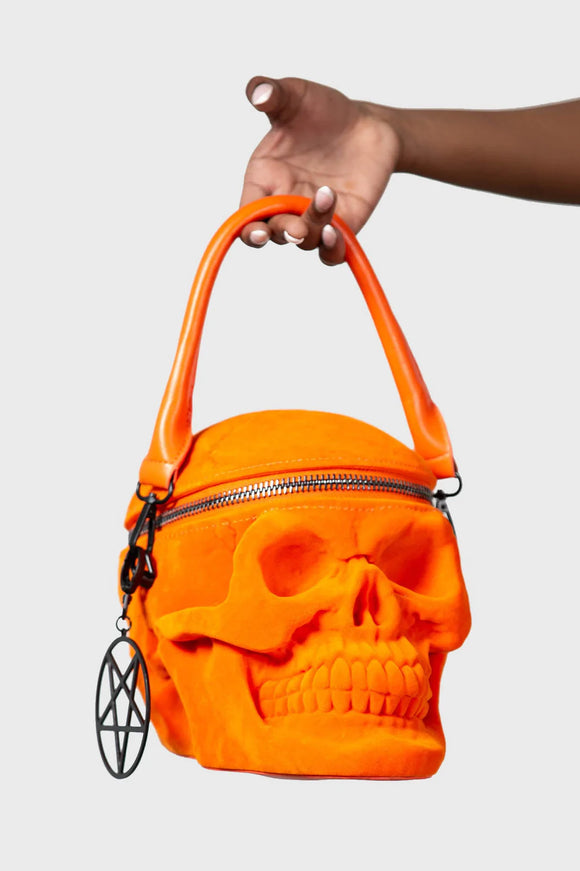 Grave Digger Skull Bag Orange