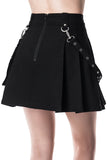 Gunner Pleated Mini Skirt