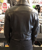 The Fatale Vegan Black Leather Jacket