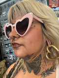 Baby Pink Heart Sunglasses