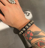 Single Row Spot Stud Wristband